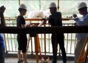 華禹護欄丨現場檢測產品抗推力，好產品經得起考驗！